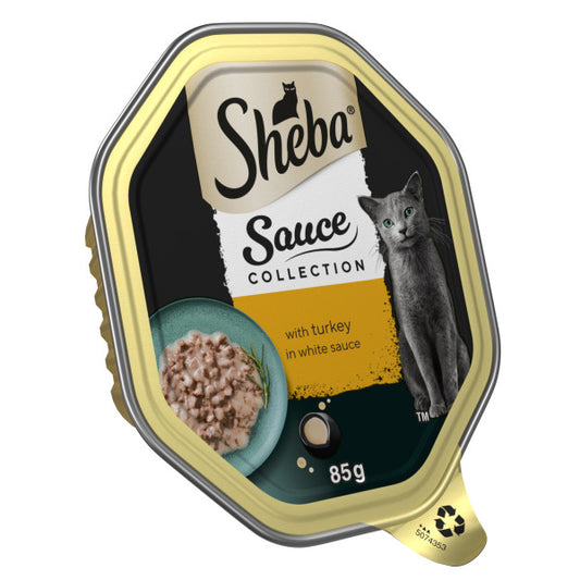 Sheba Tray Sauce Collect Turkey 22x85g