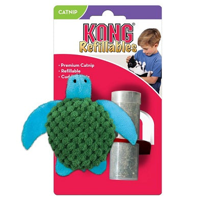 Kong Cat Refillable Catnip Turtle Each