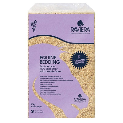 Raviera Rape Straw Bed Lavender 20 kg