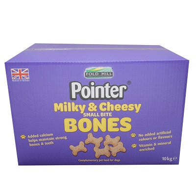 Pointer Milky & Cheesy Small Bones 10 kg