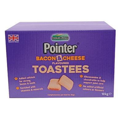 Pointer Toastees Bacon & Cheese 10 kg