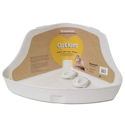 Rosewood Options Corner Litter Tray