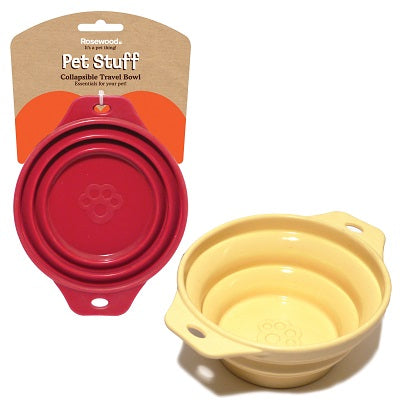 Rosewood Pet Stuff Travel Bowl