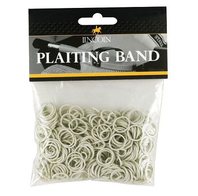 Lincoln Plaiting Bands 500s White 500 g