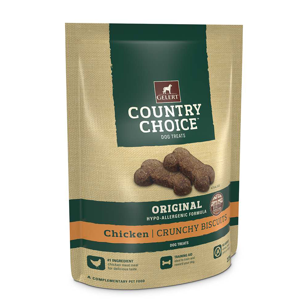 Gelert C Choice Dog Treats Chicken 225 g