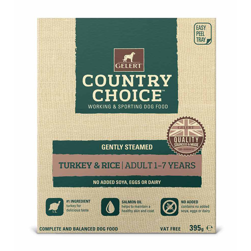 Gelert C Choice Tray Turkey 10x395g Tray