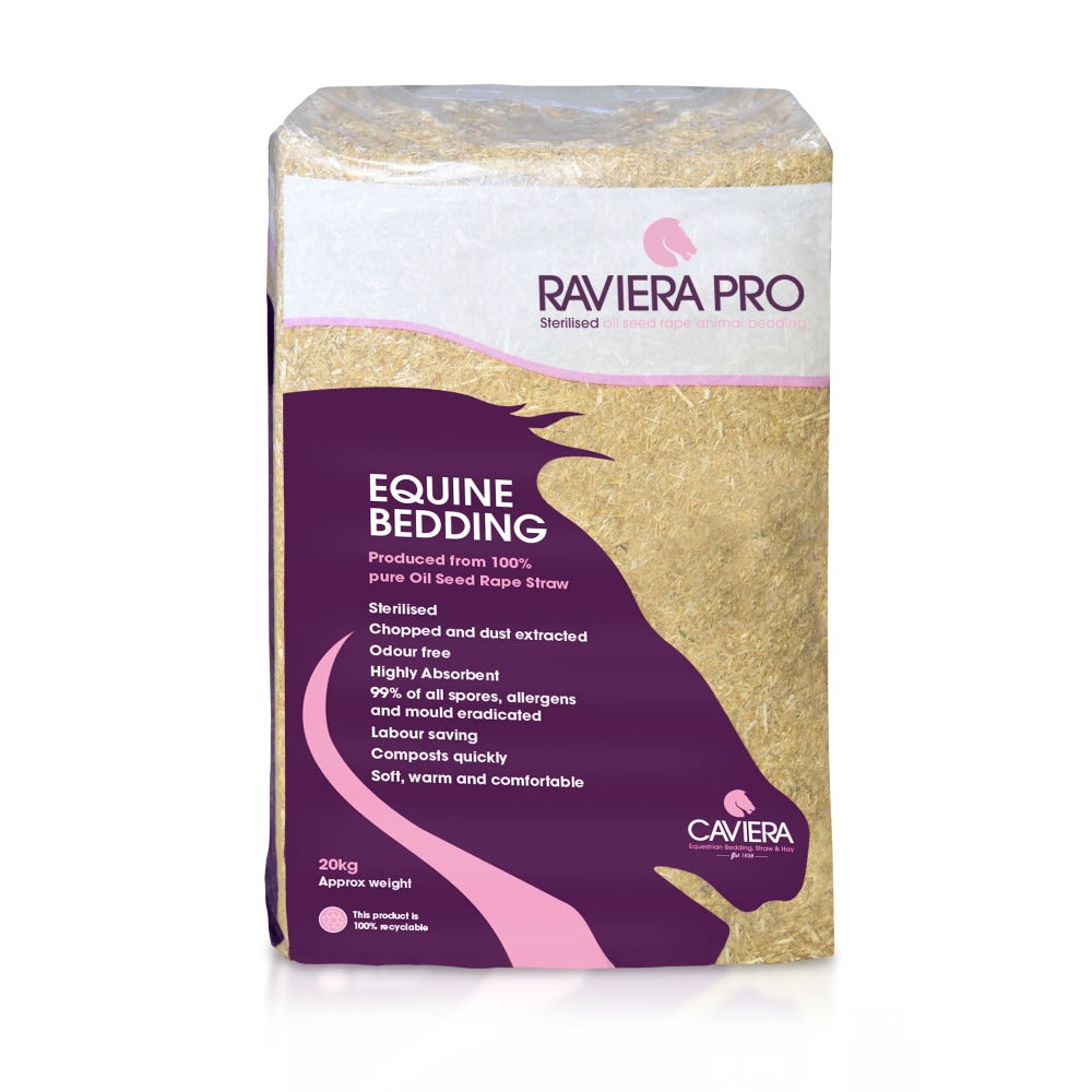 RavieraPro Sterilise Rape Straw Bed 20kg