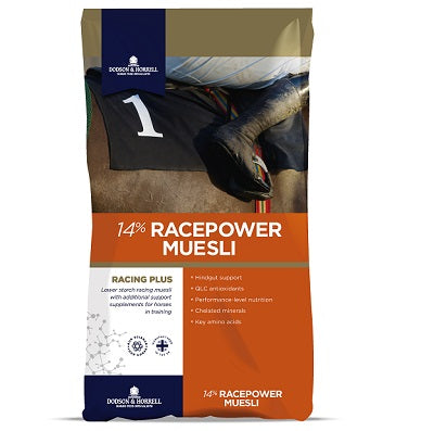 D & H Racepower Muesli 14% 25 kg