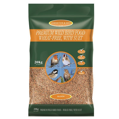 JJ Premium Wild Bird with Suet 20 kg