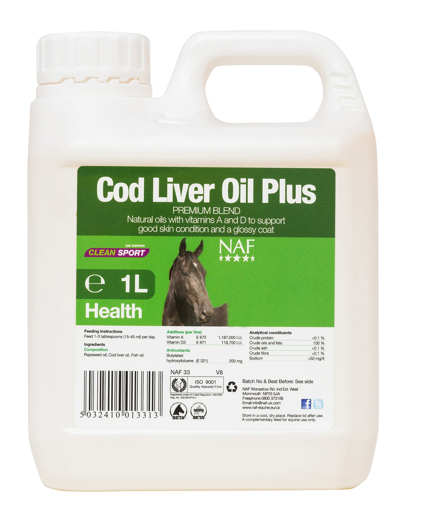 NAF Codliver Oil 1 L