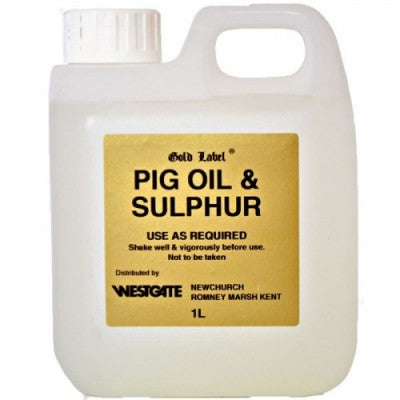 Gold Label Pig Oil & Sulphur 1 L