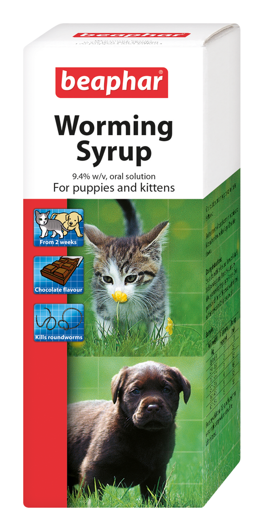 Beaphar Worming Syrup PupKit 45mlx6