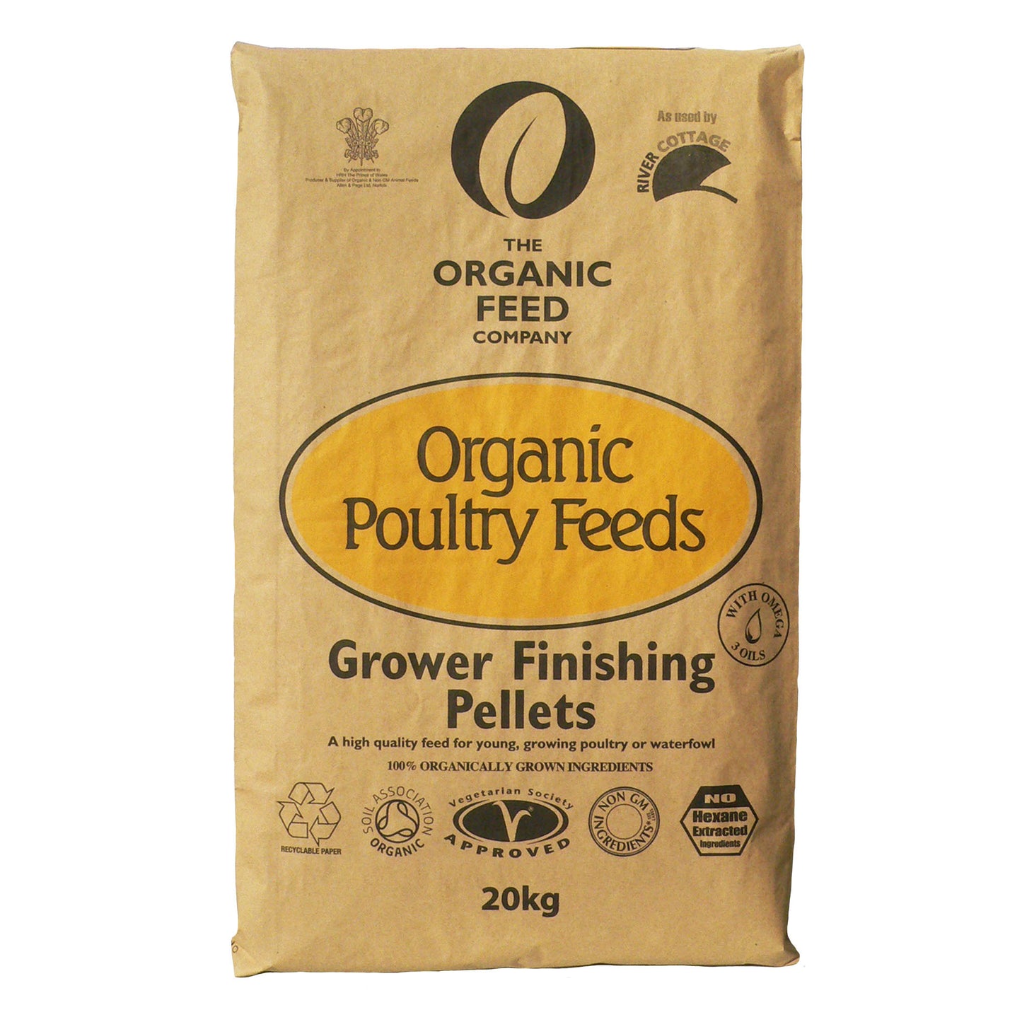 A&P Organic Poultry Grow Finisher 20 kg