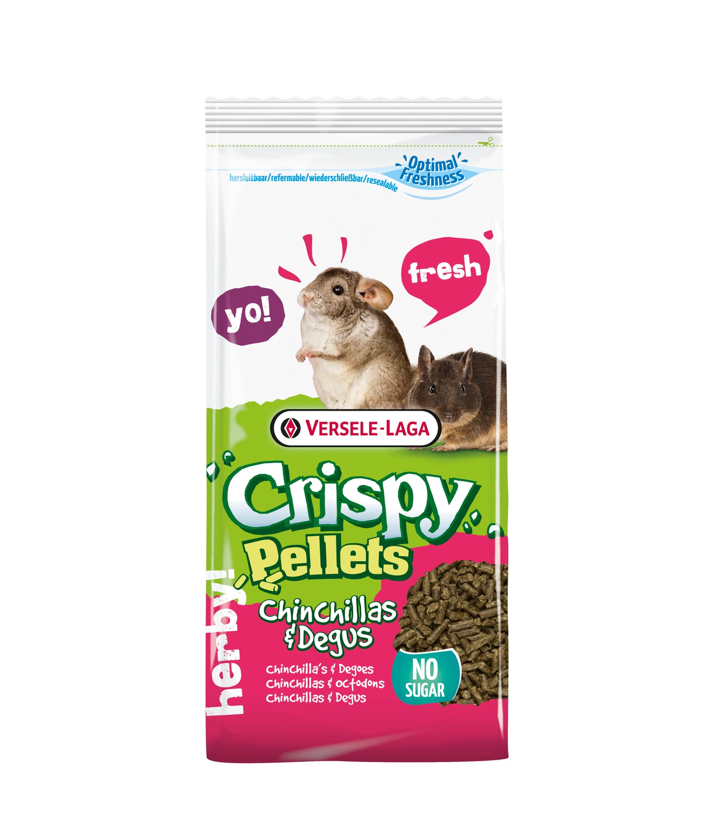 VL Crispy Pellets Chinchillas Degus 1kg