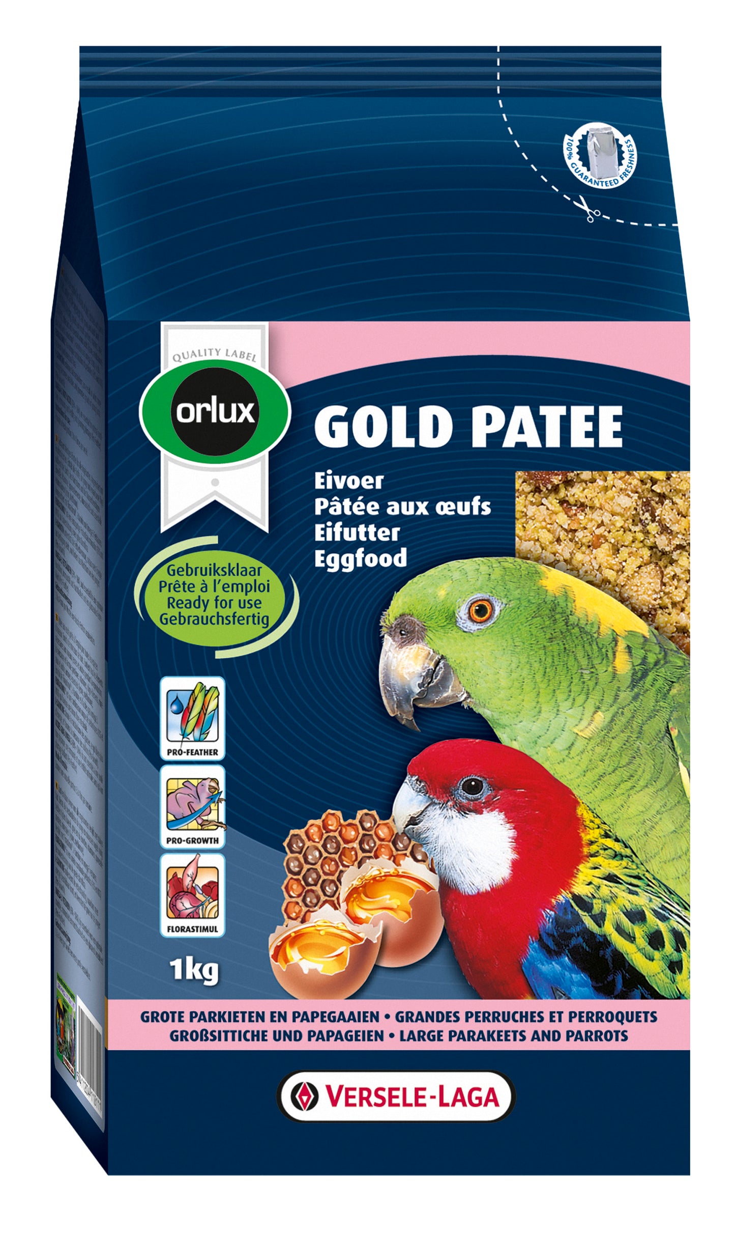 VL Gold Patee Lrg Parakeets Parrots 5kg