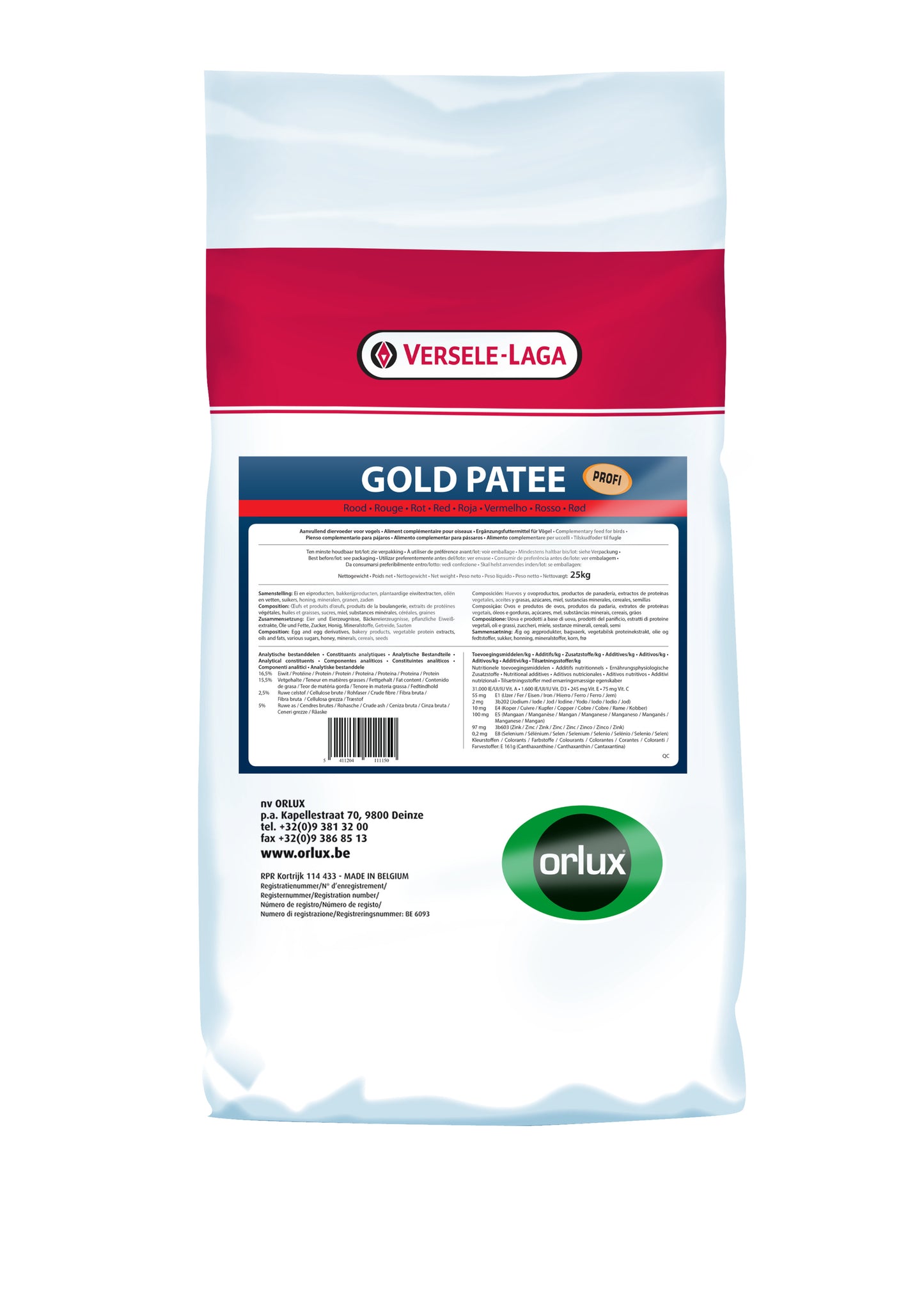 VL Gold Patee Red Pro 25 kg