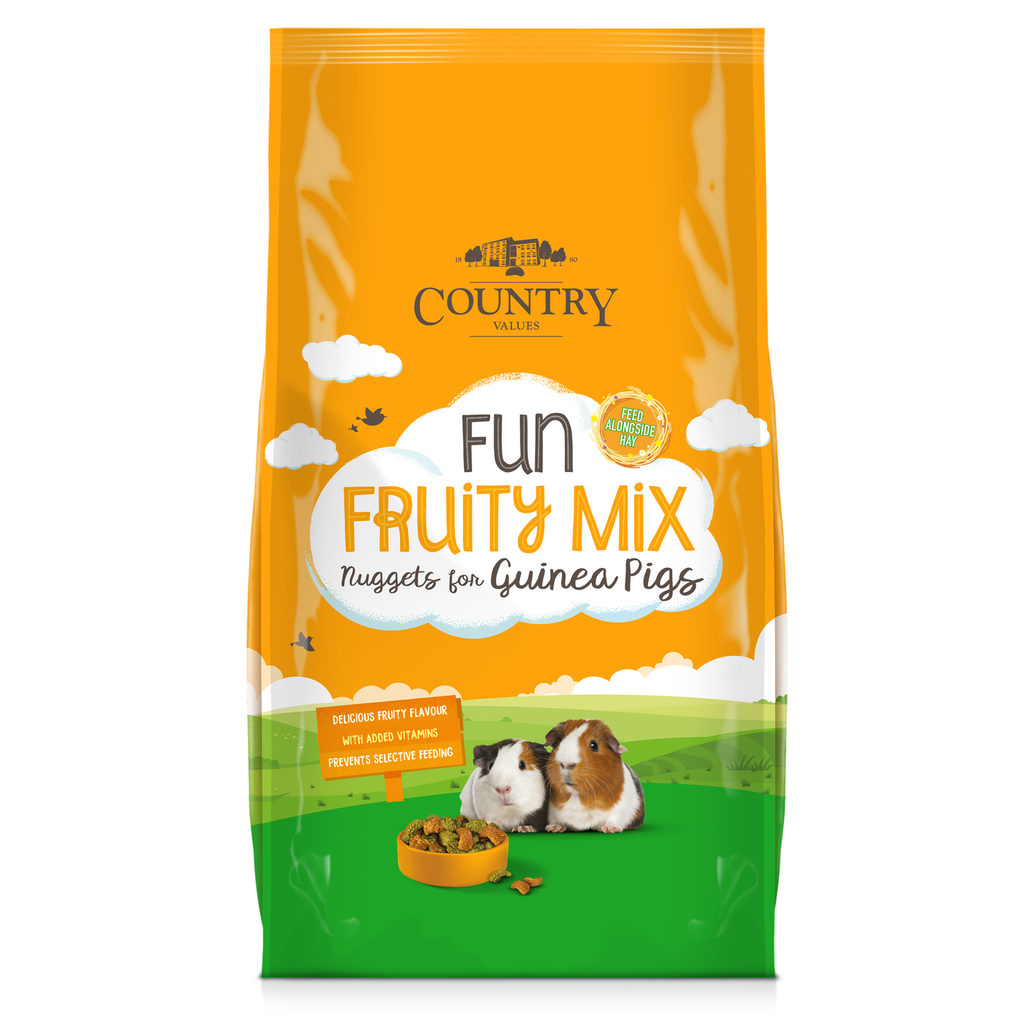 Country Value Fruity Guinea Pig 4x1.5kg