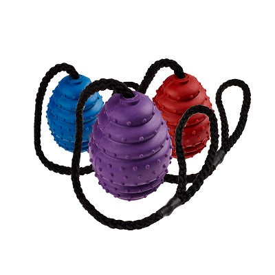 Classic Rubber Oval Ball on Rope 6x75mm