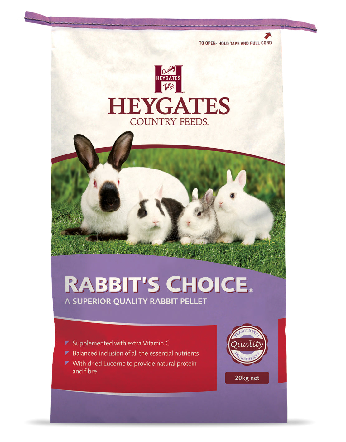 Heygates Rabbit Choice Pellets 20 kg