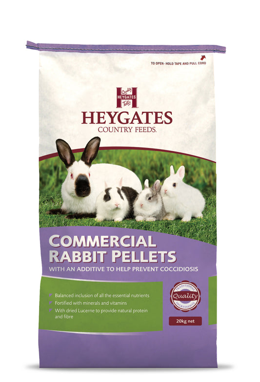 Heygates Rabbit Pells+Coccidiostat 20 kg