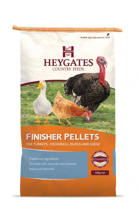 Heygates Turkey Poultry Finish Plts 20kg