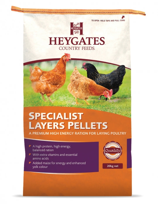 Heygates Specialist Layers Pellets 20 kg