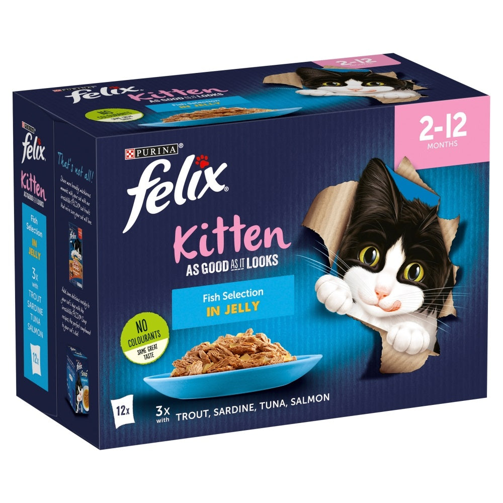 Felix Pch AGAIL Kitten Fish 4x12x100g