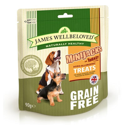 JW MiniJacks GF Turkey&Veg 10x90g