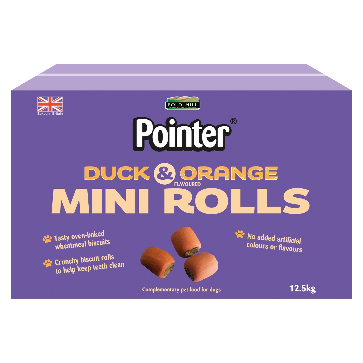 Pointer Mini Rolls Duck & Orange 12.5kg