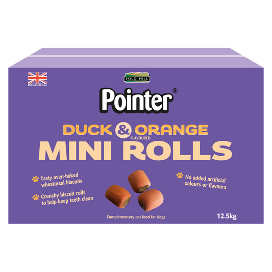 Pointer Mini Rolls Duck & Orange 12.5kg