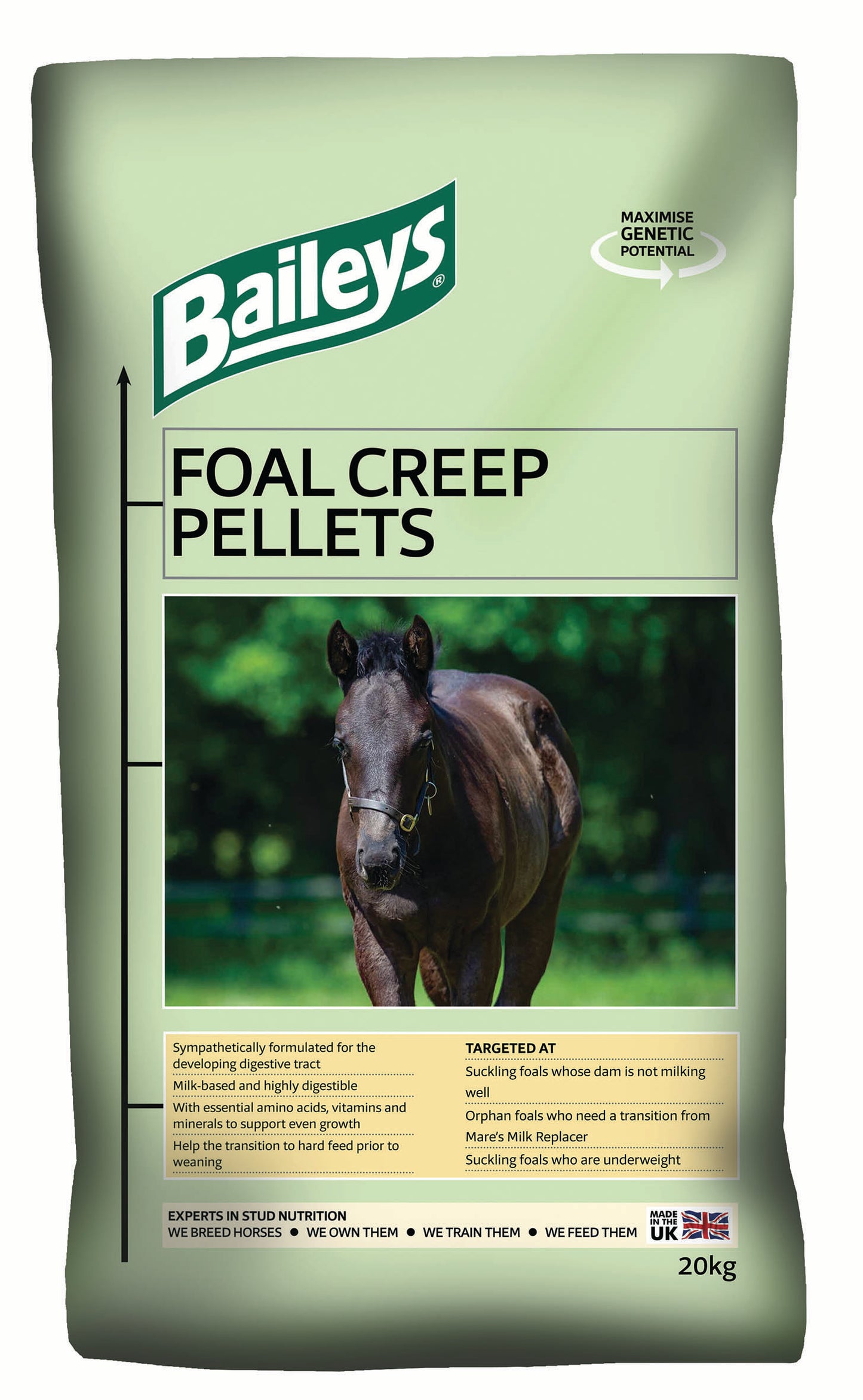 Baileys Foal Creep Pellets 20 kg