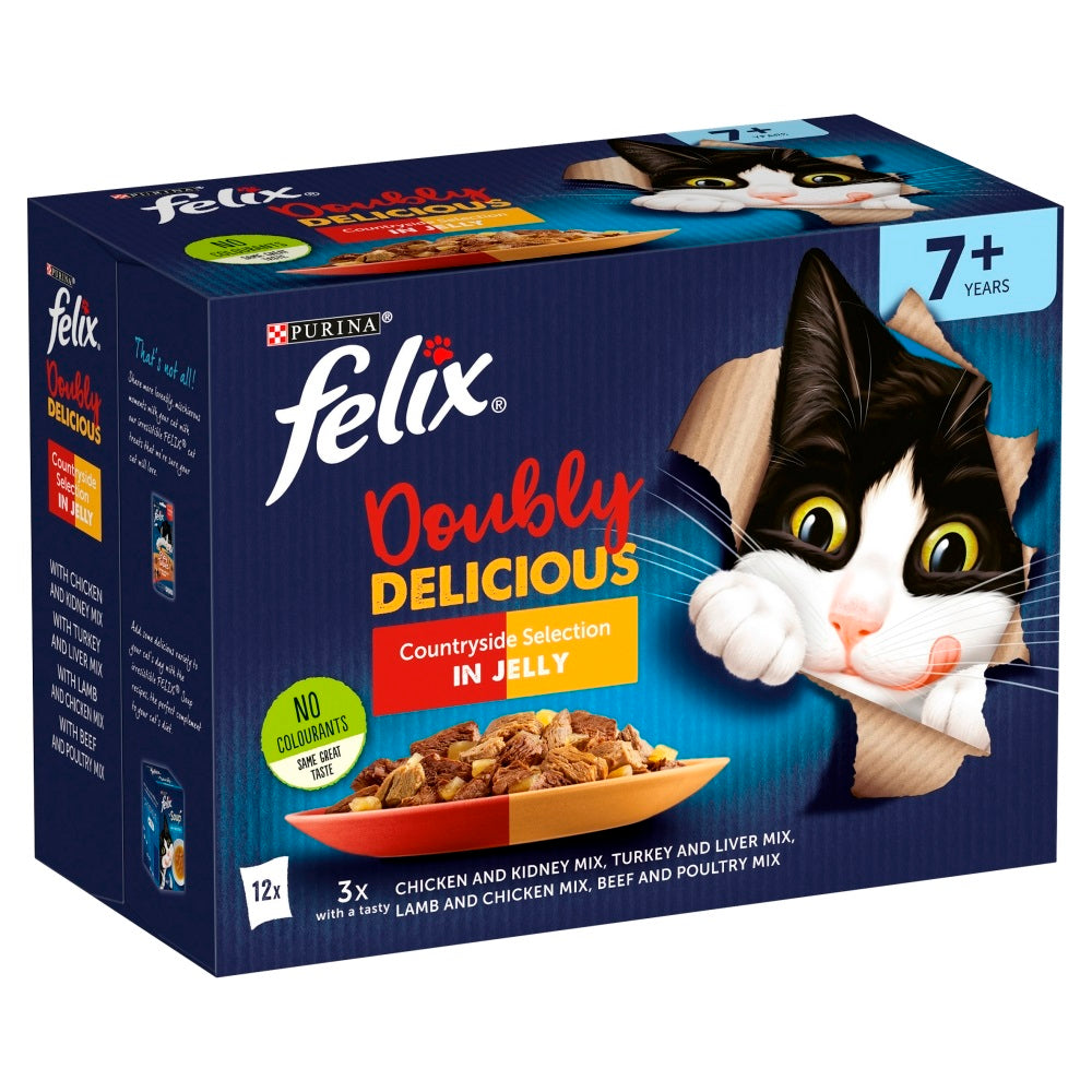 Felix Pch AGAIL Dbly Sen Meat 4x12x100g