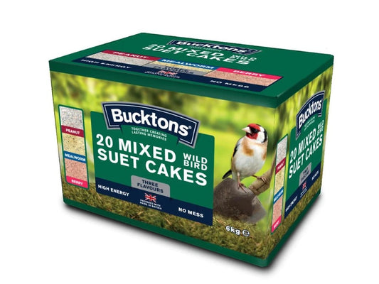 Bucktons Mixed Suet Cakes 20 x 300g 6 kg