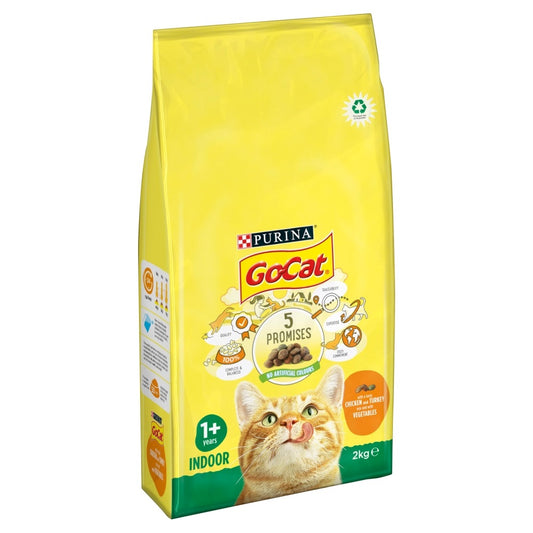 Go-Cat Comp Indoor Chicken Turk&Veg 2 kg