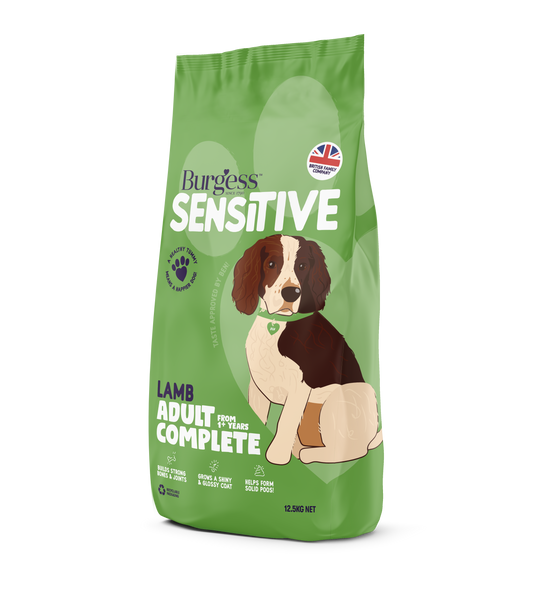 Burgess Sensitive Dog Lamb & Rice 12.5kg