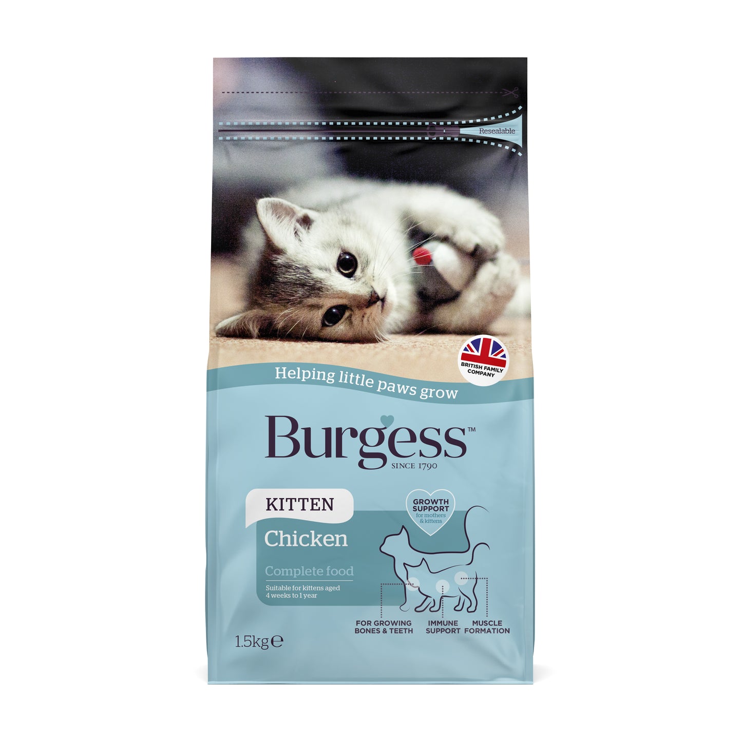 Burgess Kitten Chicken 1.5 kg