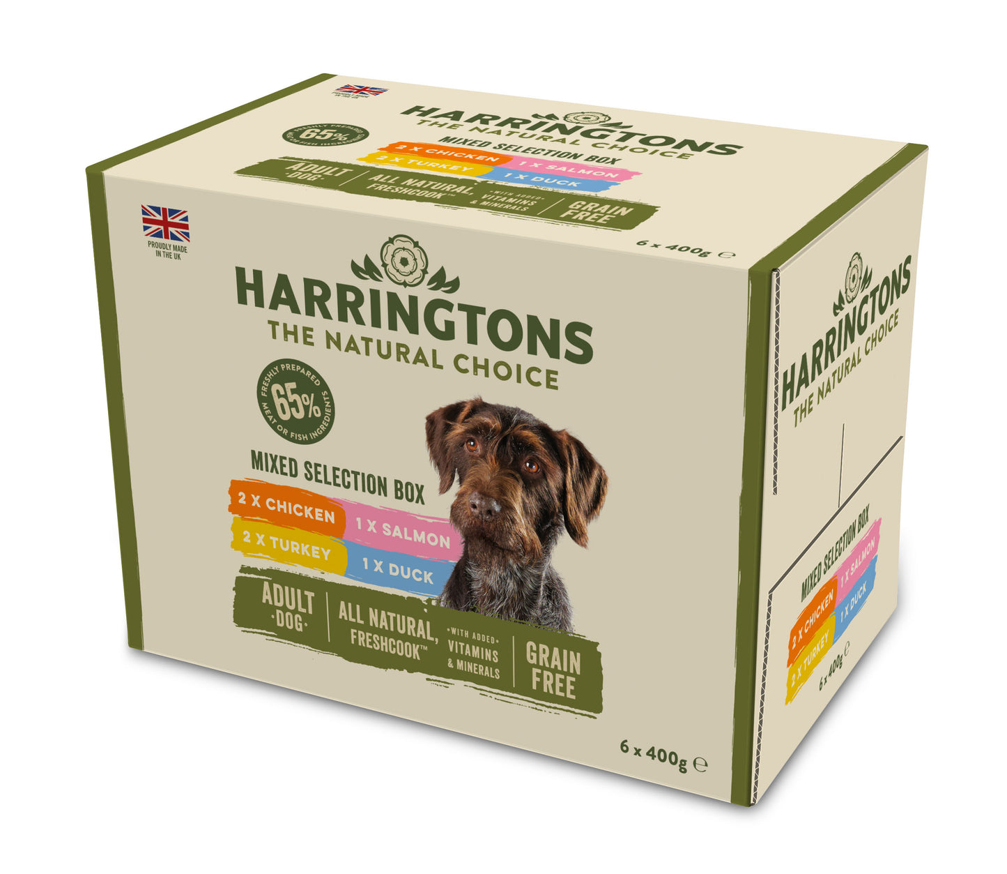 Harringtons Dog Wet Mixed Pack 6x400g