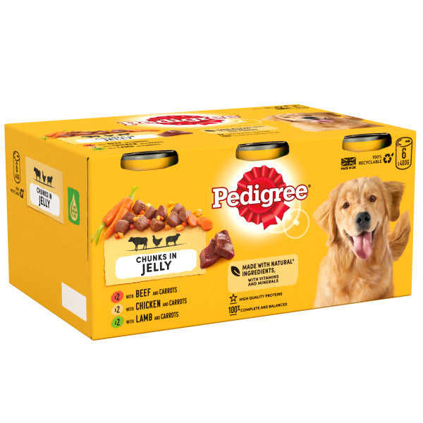 Pedigree Tins Meaty Meals CIJ 4x6x400g