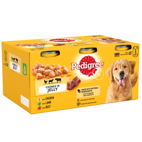 Pedigree Tins Mixed CIJ 4x6x385g