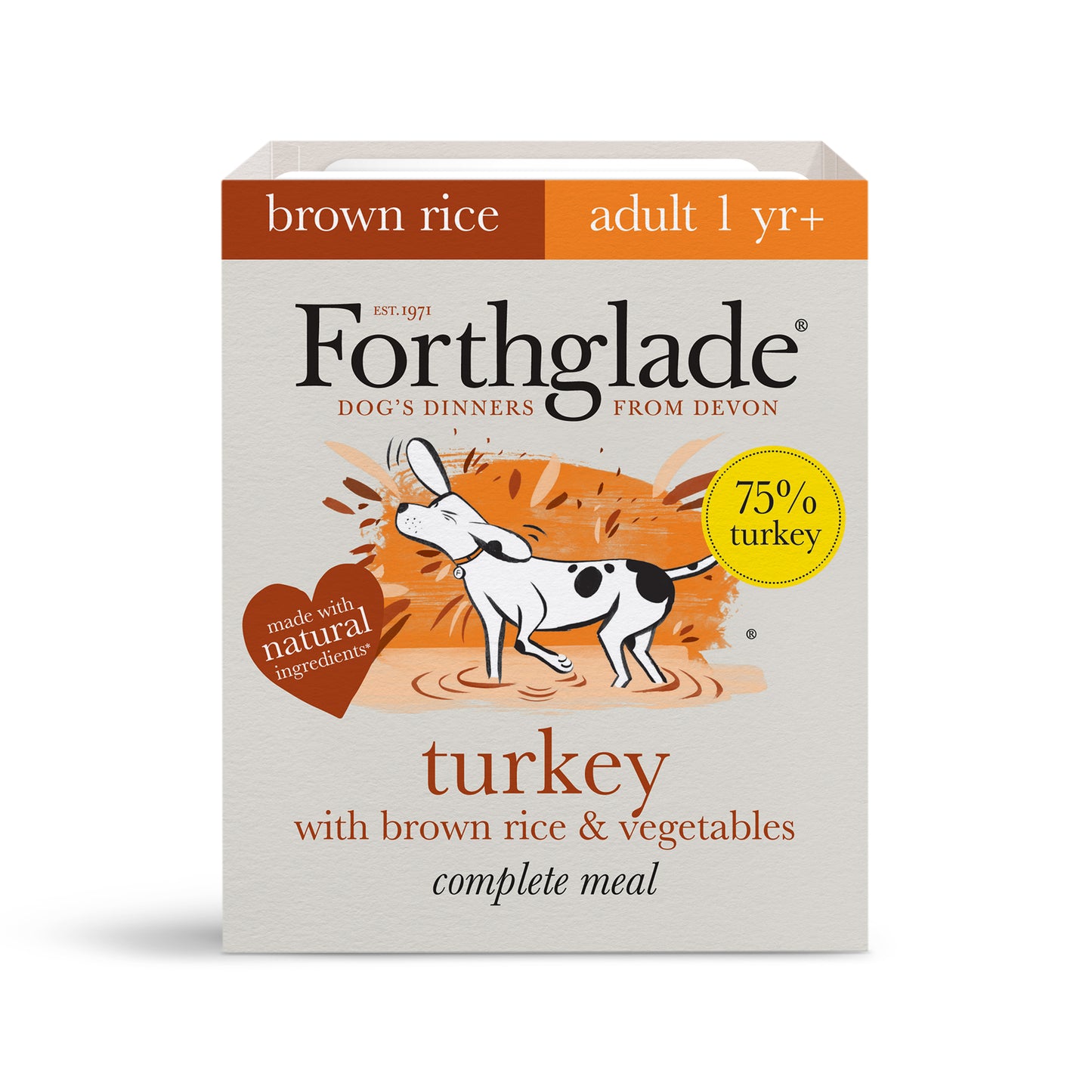 Forthglade Adult Comp Turkey Veg 18x395g