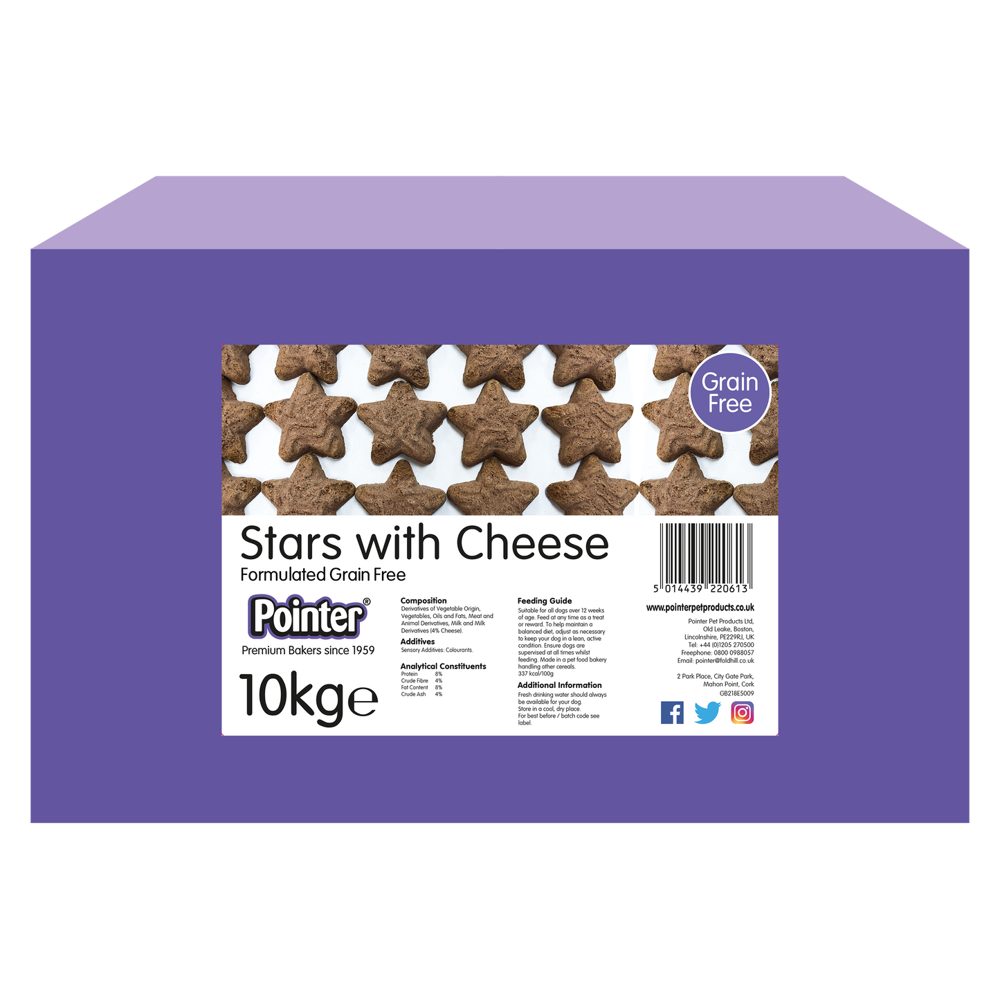 Pointer Stars with Cheese 10 kg