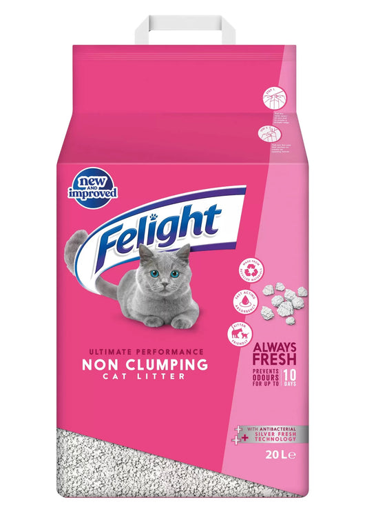 BM Felight AntiBac Non Clump Litter 20 L