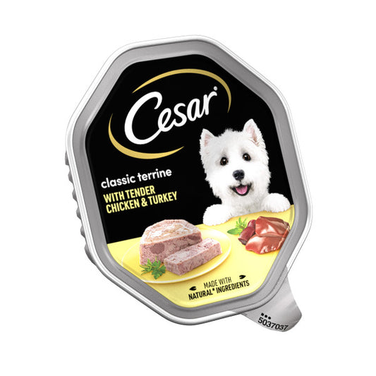 Cesar Tray Classics Ter Chk CIL 2x7x150g