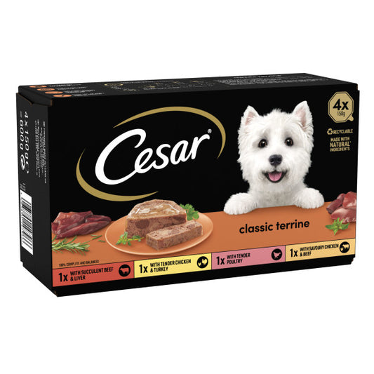 Cesar Tray Classic Terrine Selec4x4x150g