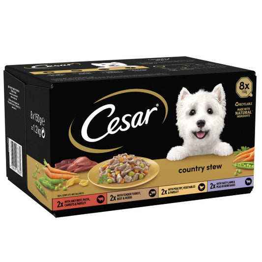 Cesar Tray Country Stew SS CIG 3x8x150g