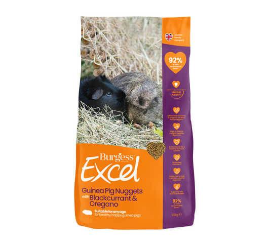 Burgess Excel Guinea Bk/Crn&Orgn 4x1.5kg