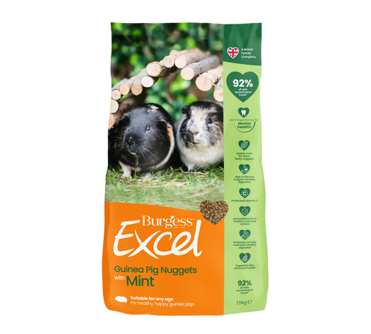 Burgess Excel Guinea Pig Nuggets 4x1.5kg