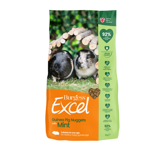 Burgess Excel Guinea Pig Nuggets 3 kg