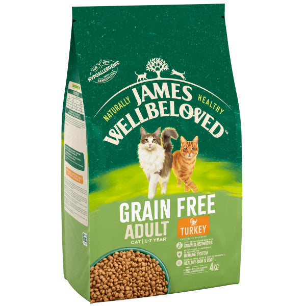 JW Cat Adult Grain Free Turkey 4 kg