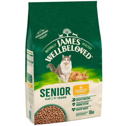 JW Cat Senior Turkey 10 kg